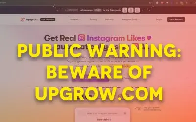 PSA: Upgrow.com – Beware of Imitators