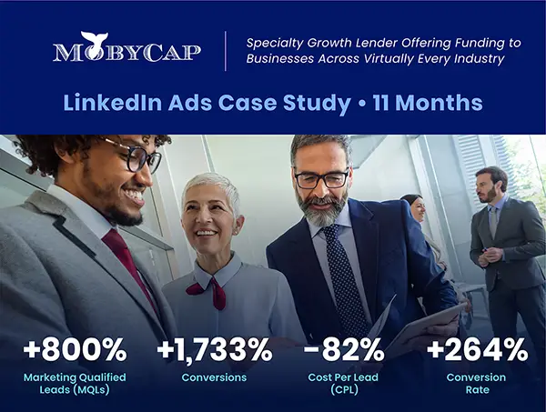 Case Studies 1 MobyCap LinkedIn Ads Case Study Thumbnail